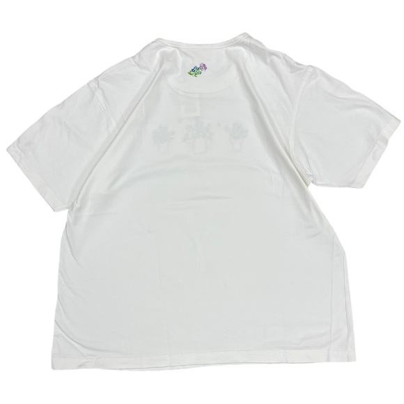 Vintage NWT Northern Reflections Embroidered Watering Can Flowers Bees T- Shirt - Picture 4 of 5